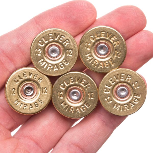 LUCKY SHOT 12 Gauge Bullet Magnets - (5pcs)
